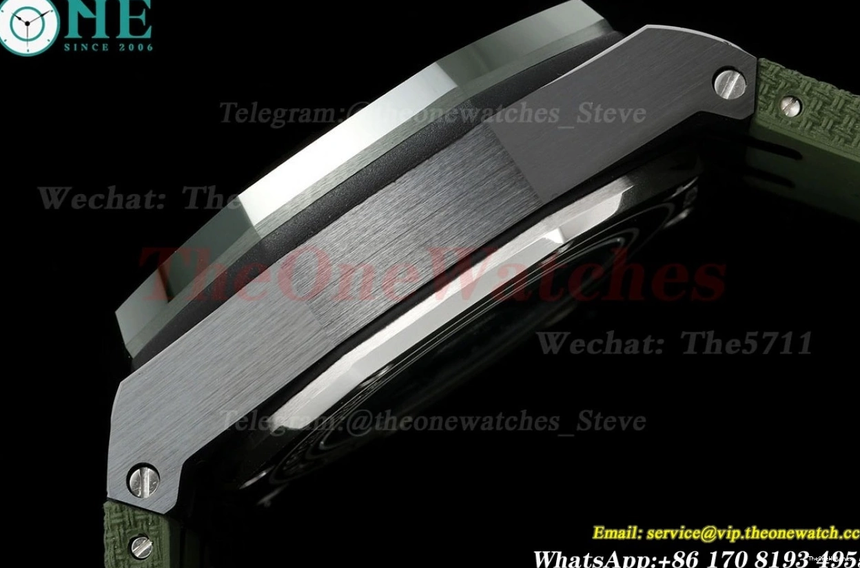 Oak 44mm Green 26405CE SS A7750 RU Royal Dial Offshore TKF 0427